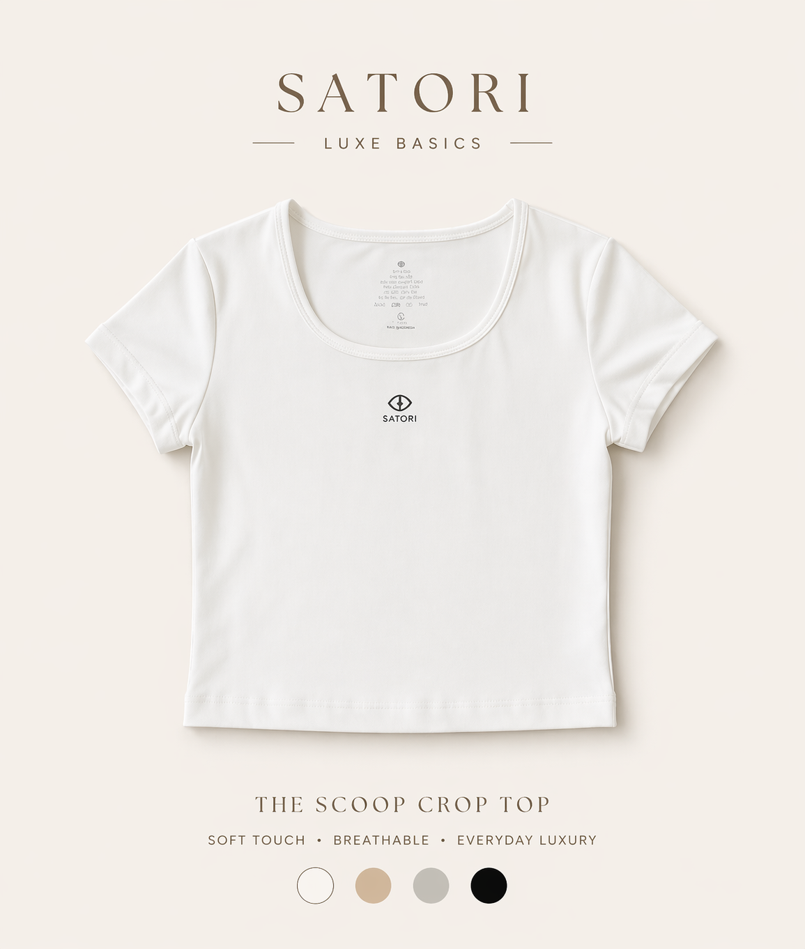 SATORI Scoop Crop Top